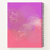 Romantic glitter pink art notizblock (Rückseite)