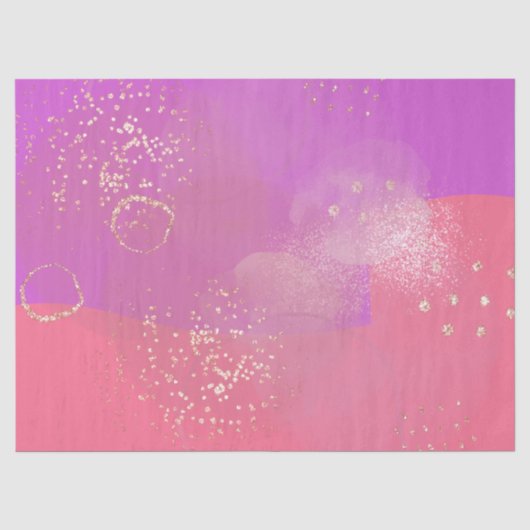Romantic glitter pink art seidenpapier (Vorderseite)