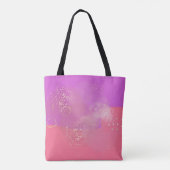 Romantic glitter pink art tasche (Rückseite)