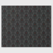 Romantic Goth Valentine Geschenkpapier (Flach)