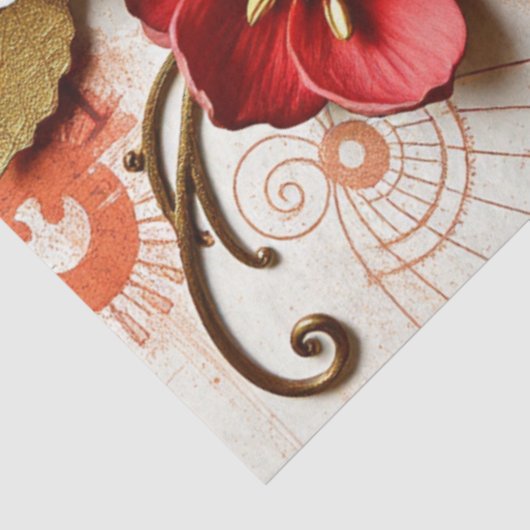 Romantic Gothic Tissue Paper Seidenpapier (Ausschnitt)