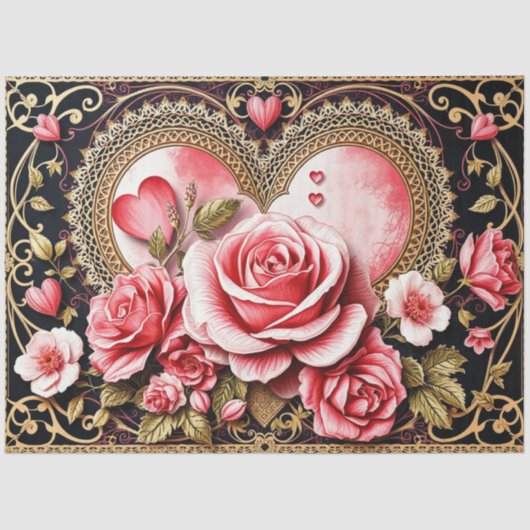 Romantic Gothic Tissue Paper Seidenpapier (Vorderseite)