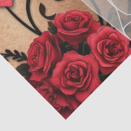 Romantic Gothic Tissue Paper Seidenpapier (Ausschnitt)