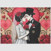 Romantic Gothic Tissue Paper Seidenpapier (Vorderseite)