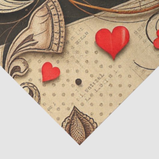 Romantic Gothic Tissue Paper Seidenpapier (Ausschnitt)