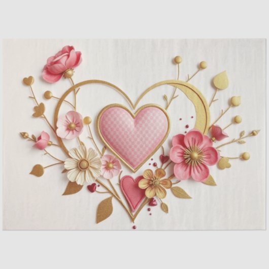 Romantic Gothic Tissue Paper Seidenpapier (Vorderseite)