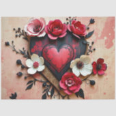 Romantic Gothic Tissue Paper Seidenpapier (Vorderseite)
