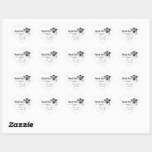 Romantic Graduation Sticker- Black Cap Herz-Aufkleber (Blatt)