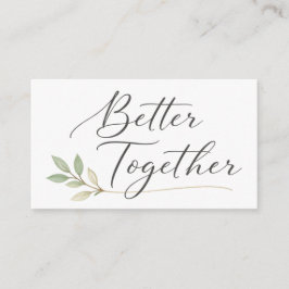 Romantic Handwritten Love Quote Design Begleitkarte