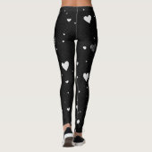 Romantic Heart Pattern Leggings – Perfect Valentin (Rückseite)