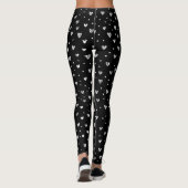 Romantic Heart Pattern Leggings – Perfect Valentin (Rückseite)