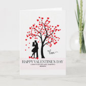 Romantic Hearts Greeting Card Karte (Vorderseite)