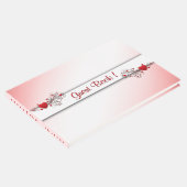 Romantic Hearts Guest Book Gästebuch (Ecke)