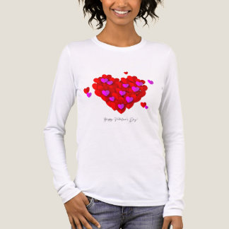 Romantic Hearts Valentinstag Tri-Blend T-Shirt Shirt