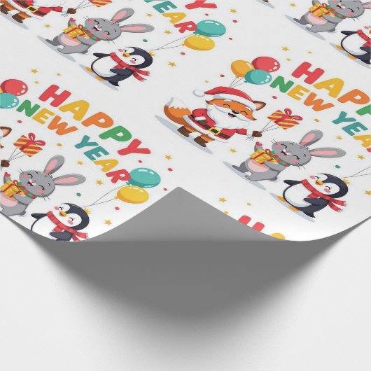 Romantic Holiday Design Wrapping Paper Geschenkpapier (Ecke)