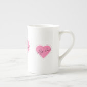 Romantic illustration My love! on a cup Porzellantasse (Rechts)