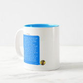 Romantic Instant Messenger Custom Message Zweifarbige Tasse (Vorderseite Links)