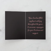 Romantic Japanese Cherry Blossoms Mother's Day Karte (Innenseite)