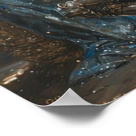 Romantic Knight and Princess Poster  (Ecke)