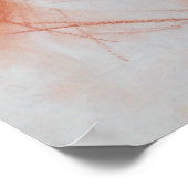 ROMANTIC LADY/Sepia Brown Poster (Ecke)