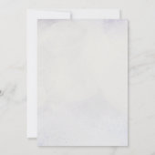 Romantic Lavender Wisteria Save the Date Ankündigung (Rückseite)