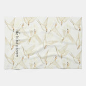 Romantic life is but a dream birds   geschirrtuch (Horizontal)