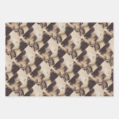 Romantic Love Couple Kissing vintage illustration Geschenkpapier Set (Vorderseite 3)