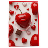 Romantic Love Gift Bag Mittlere Geschenktüte (Vorderseite)