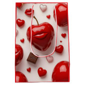 Romantic Love Gift Bag Mittlere Geschenktüte (Rückseite)