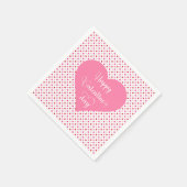 Romantic Love Hearts Napkins Valentine Decor Serviette (Ecke)