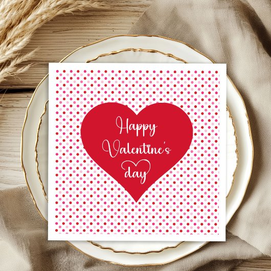 Romantic Love Hearts Napkins Valentine Decor Serviette