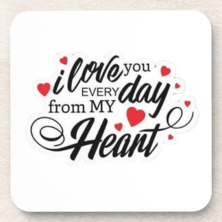 Romantic Love Quote Getränkeuntersetzer