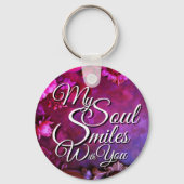 Romantic Love Quotes Valentine's Schlüsselanhänger (Rückseite)