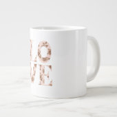 "Romantic Love t Art & Gifts" Jumbo-Tasse (Vorderseite Rechts)