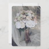 Romantic Lovebirds Heart Wedding Invitation | Lush Einladung (Rückseite)