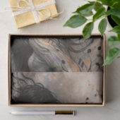 Romantic Lovers with Flowing Music Decoupage Seidenpapier (Geschenk)