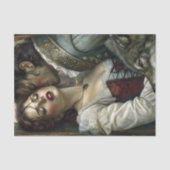 Romantic Lovers Wolf Guardian Decoupage Seidenpapier (Vorderseite)