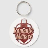 "Romantic Menace" with Edgy Heart Lock Schlüsselanhänger (Vorderseite)