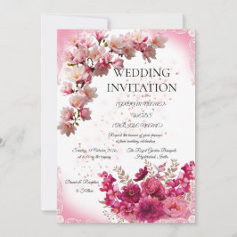 Romantic Minimal Wedding Invite Einladung