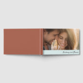 Romantic Mint Green Photo Gästebuch (Voll)