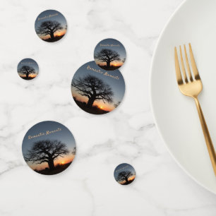 Romantic Momente Sunset Sacred Baobabs, Foto von Konfetti