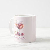 Romantic Mug – You Complete Me Quote Kaffeetasse (Vorderseite Links)