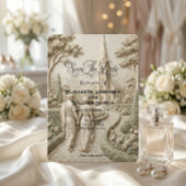 Romantic Neo Classical Cathedral Garden Landscape Save The Date