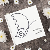 Romantic Neutral Toned Guestbook Notizblock