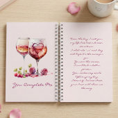 Romantic Notebook – You Complete Me Poem Notizblock