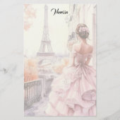 Romantic Paris  Briefpapier (Vorderseite)
