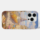 Romantic Parisian Balcony View Oil Painting Case-Mate iPhone Hülle (Rückseite (Horizontal))