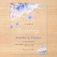 Romantic Pastel Cottagecore Wildflowers  Wedding