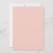 Romantic Pastel Floral Garden Wedding Invitation Einladung (Rückseite)