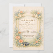 Romantic Pastel Graduation Party Einladung (Vorderseite)